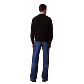 Maglione Uomo Calvin Klein Relaxed Nero | NonSoloSport