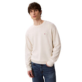 Maglione Uomo Calvin Klein Relaxed Beige | NonSoloSport
