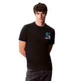 T-Shirt Uomo Calvin Klein Regular Logo Nero | NonSoloSport