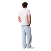 T-shirt Uomo Calvin Klein 30s Line Bogo Graph Bianco | NonSoloSport