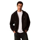 Felpa Uomo Calvin Klein French Terry Monogram Nero | NonSoloSport