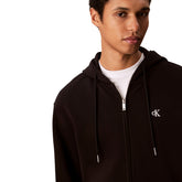 Felpa Uomo Calvin Klein French Terry Monogram Nero | NonSoloSport