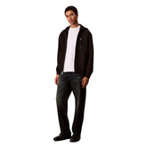 Felpa Uomo Calvin Klein French Terry Monogram Nero | NonSoloSport