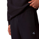 Pantalone Jogger Uomo Calvin Klein French Terry Monogram Blu | NonSoloSport