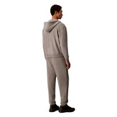 Pantalone Jogger Uomo Calvin Klein French Terry Monogram Grigio | NonSoloSport