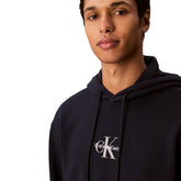 Felpa Uomo Calvin Klein French Terry Monologo Blu | NonSoloSport