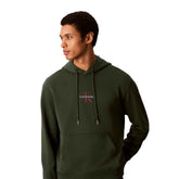 Felpa Uomo Calvin Klein Monogram Relaxed Verde | NonSoloSport