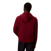 Felpa Uomo Calvin Klein Monogram Relaxed Bordeaux | NonSoloSport