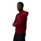 Felpa Uomo Calvin Klein Monogram Relaxed Bordeaux | NonSoloSport