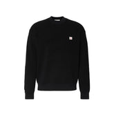 Maglione Uomo Calvin Klein Cotton Waffle Nero | NonSoloSport