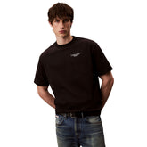 T-Shirt Uomo Calvin Klein Logo Back Print Nero | NonSoloSport