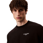 T-Shirt Uomo Calvin Klein Logo Back Print Nero | NonSoloSport