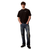 T-Shirt Uomo Calvin Klein Logo Back Print Nero | NonSoloSport