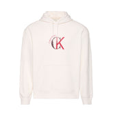 Felpa Uomo Calvin Klein French Terry Graphic Beige | NonSoloSport