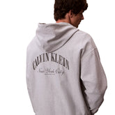 Felpa Uomo Calvin Klein Stile College Grigio | NonSoloSport