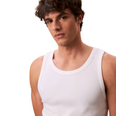 Canotta Uomo Calvin Klein Costine Bianco | NonSoloSport