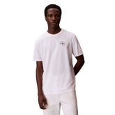T-Shirt Uomo Calvin Klein 30S Classic Micro Mono Bianco | NonSoloSport