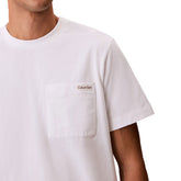 T-Shirt Uomo Calvin Klein Stemma Bianco | NonSoloSport