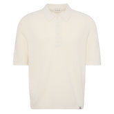 Polo Uomo Calvin Klein Waffle Knit Bianco | NonSoloSport