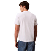 T-Shirt Uomo Calvin Klein Logo NYC Ricamato Bianco | NonSoloSport
