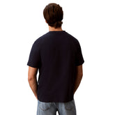 T-Shirt Uomo Calvin Klein 30S Easy Monogram Puff Blu | NonSoloSport