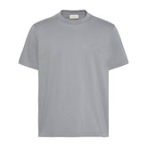 T-Shirt Uomo Calvin Klein 30S Easy Monogram Puff Grigio | NonSoloSport