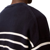 Maglione Uomo Calvin Klein Righe Blu Bianco | NonSoloSport