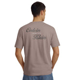 T-Shirt Uomo Calvin Klein Resort Graphic Beige | NonSoloSport