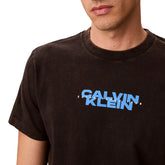 T-Shirt Uomo Calvin Klein 20S Graphic Tee Nero | NonSoloSport