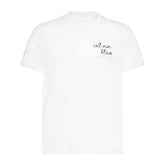 T-Shirt Uomo Calvin Klein 30S Lines Seasonal Bianco | NonSoloSport