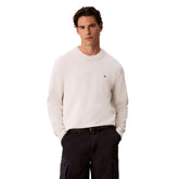 Maglione Uomo Calvin Klein Cassic Monogram Beige | NonSoloSport