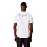 T-Shirt Uomo Calvin Klein 30S Back Grap Bianco | NonSoloSport