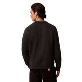 Felpa Uomo Calvin Klein Logo Badge Nero | NonSoloSport