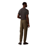 Pantalone Jogger Uomo Calvin Klein French Terry Badge Verde Oliva | NonSoloSport