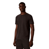 T-Shirt Uomo Calvin Klein Logo Badge Nero | NonSoloSport