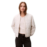 Giacca Bomber Donna Calvin Klein Lightweight Quilted Bianco | NonSoloSport
