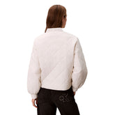 Giacca Bomber Donna Calvin Klein Lightweight Quilted Bianco | NonSoloSport