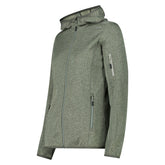 Felpa Donna Cmp Knit-Tech Verde | NonSoloSport