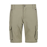 Pantaloni Cargo Uomo CMP Zip Off Stretch Verde Salvia | NonSoloSport