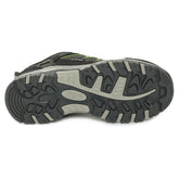 Scarpa da Trekking Ragazzo CMP Rigel Low Waterproof Nero Verde Lime | NonSoloSport
