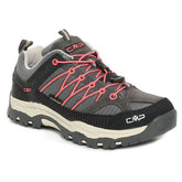 Scarpa da Trekking Ragazzo CMP Rigel Low Waterproof Grigio Rosa | NonSoloSport