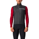 Gilet Uomo Castelli Squadra Stretch Nero Grigio | NonSoloSport