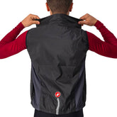 Gilet Uomo Castelli Squadra Stretch Nero Grigio | NonSoloSport