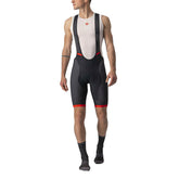 Castelli Pantaloncino Bibshort Uomo Nero Rosso | NonSoloSport