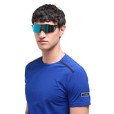 T-Shirt Uomo Colmar Tessuto Tecnico Stretch Blu | NonSoloSport