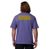 T-Shirt Uomo Columbia Heavyweight Viola | NonSoloSport