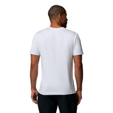 T-Shirt Uomo Columbia Parsons Point Bianco Rosso | NonSoloSport