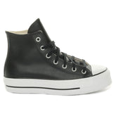 Converse Chuck Taylor All Star Lift Hi Leather Black White | NonSoloSport