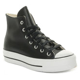 Converse Chuck Taylor All Star Lift Hi Leather Black White | NonSoloSport