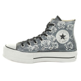 Converse Chuck Taylor All Star Hi Lift Donna Grigio Bianco | NonSoloSport